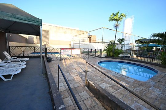 Área externa de apartamento à venda com 2 quartos, 45m² em Condomínio Resindencial Marata, Goiânia