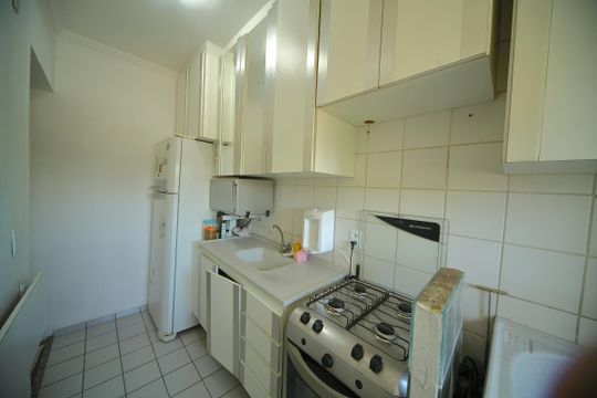 Cozinha  de apartamento à venda com 2 quartos, 64m² em Santa Terezinha, São Bernardo do Campo