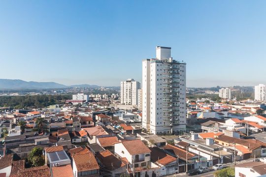 Vista do Quarto de kitnet/studio para alugar com 1 quarto, 30m² em Vila Oliveira, Mogi das Cruzes