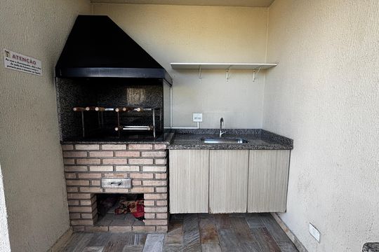 Churrasqueira de apartamento à venda com 3 quartos, 89m² em Campestre, Santo André