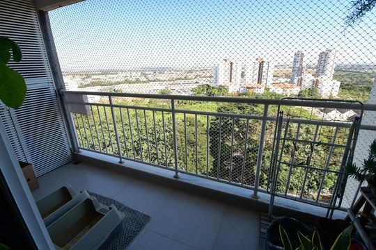 Sala - Sacada de apartamento para alugar com 2 quartos, 73m² em Fazenda Santa Cândida, Campinas