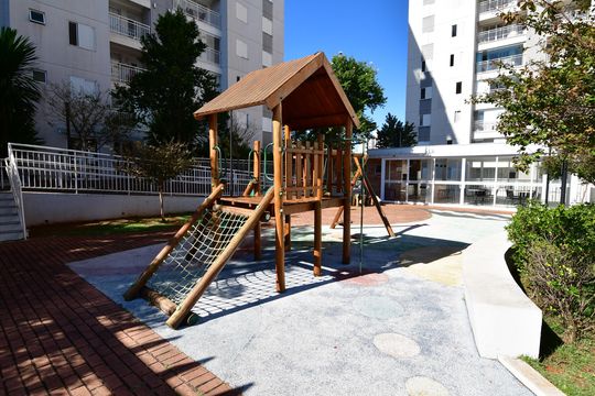 Área comum - Playground de apartamento para alugar com 2 quartos, 73m² em Fazenda Santa Cândida, Campinas