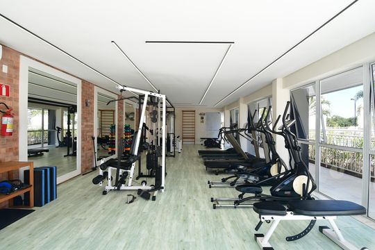 Área comum - Academia de apartamento para alugar com 2 quartos, 73m² em Fazenda Santa Cândida, Campinas