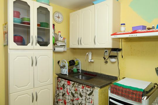 Cozinha de apartamento para alugar com 2 quartos, 47m² em Conjunto Habitacional Santa Etelvina Ii, São Paulo