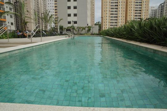 Área comum - Piscina de apartamento à venda com 2 quartos, 61m² em Planalto, São Bernardo do Campo
