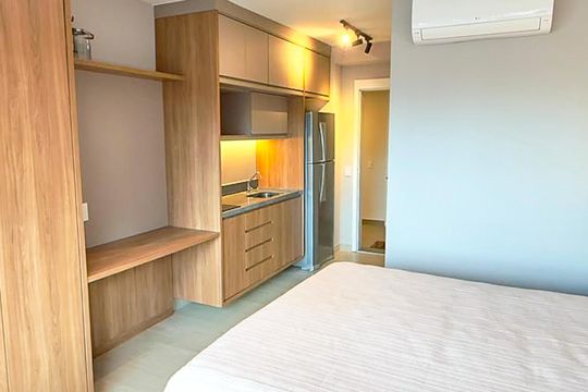 Kitnet/Studio para alugar com 1 quarto, 25m² em Vila Cordeiro, São Paulo