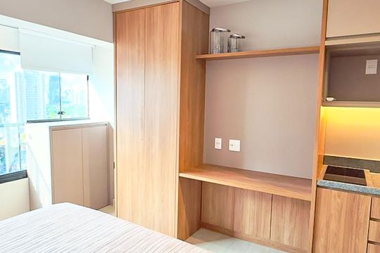 Studio de kitnet/studio para alugar com 1 quarto, 25m² em Vila Cordeiro, São Paulo
