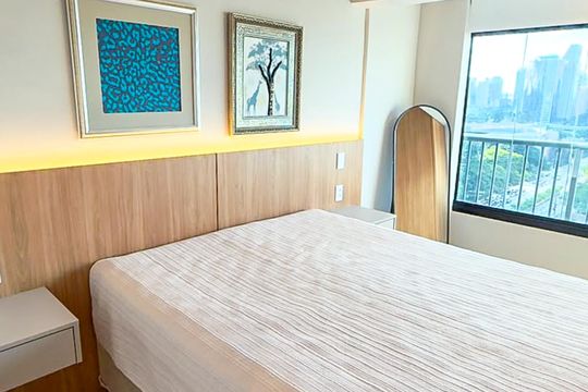 Studio de kitnet/studio para alugar com 1 quarto, 25m² em Vila Cordeiro, São Paulo