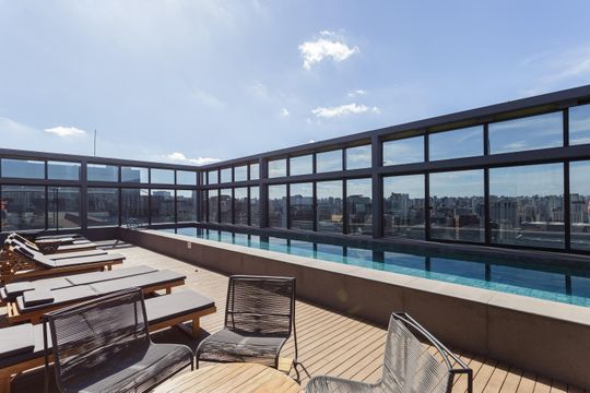 Área comum - Piscina de apartamento à venda com 1 quarto, 47m² em Vila Olímpia, São Paulo