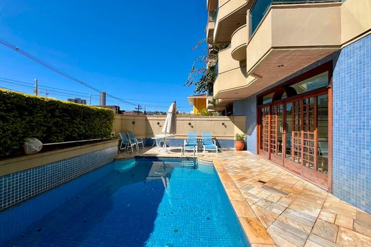 Área comum - Piscina de apartamento para alugar com 1 quarto, 75m² em Conceicao, Campinas