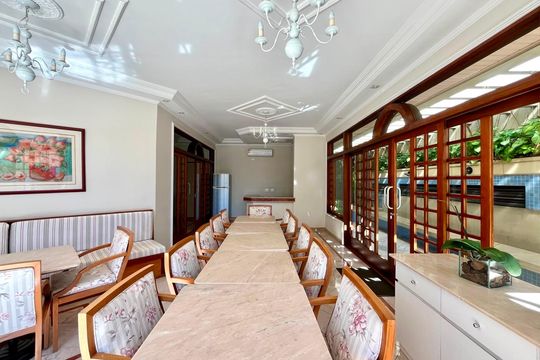 Área comum - Salão de festas de apartamento para alugar com 1 quarto, 75m² em Conceicao, Campinas