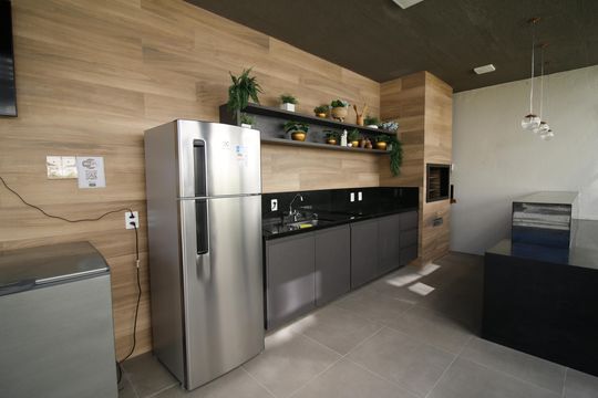 Área comum - Churrasqueira de apartamento para alugar com 2 quartos, 46m² em Barra Olímpica, Rio de Janeiro