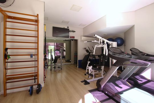 Área Comum - Academia de apartamento para alugar com 3 quartos, 210m² em Itaim Bibi, São Paulo