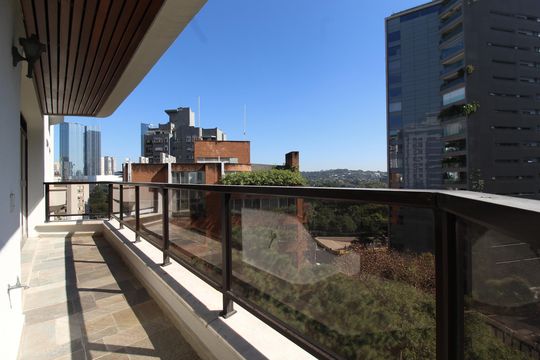 Varanda de apartamento para alugar com 3 quartos, 210m² em Itaim Bibi, São Paulo