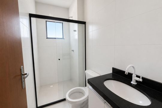 Banheiro de apartamento para alugar com 2 quartos, 45m² em Vila Bela, São Paulo
