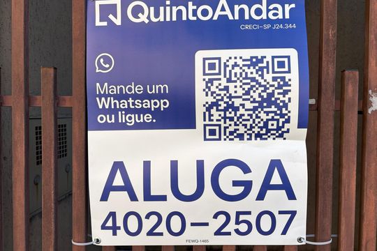 Placa instalada de casa para alugar com 0 quarto, 100m² em Vila Formosa, São Paulo