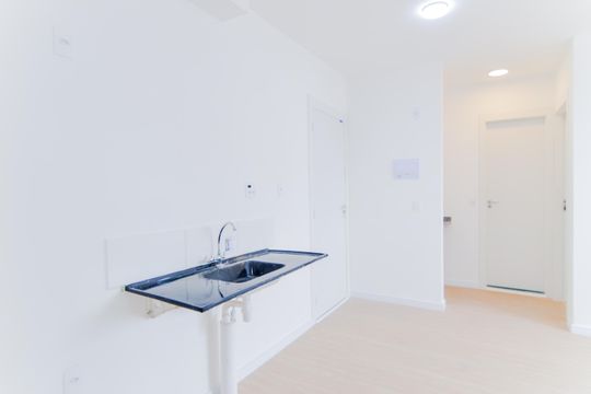 Cozinha e Área de Serviço de apartamento para alugar com 2 quartos, 35m² em Centro, Guarulhos