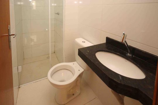 Banheiro de apartamento para alugar com 2 quartos, 34m² em Chácara Califórnia, São Paulo