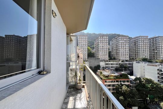 Varanda da Sala de apartamento à venda com 2 quartos, 81m² em Copacabana, Rio de Janeiro