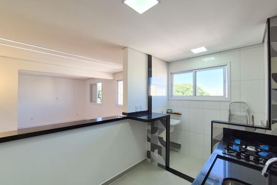 Cozinha e Área de Serviço de kitnet/studio à venda com 1 quarto, 38m² em Vila Margarida, São Bernardo do Campo