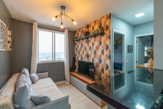 Sala  de apartamento para alugar com 2 quartos, 35m² em Vila Mira, São Paulo