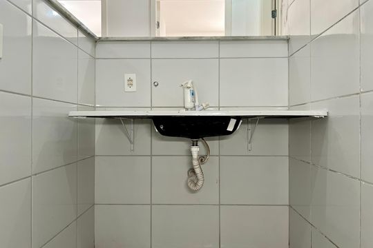 Cozinha de apartamento para alugar com 2 quartos, 30m² em Previdenciários, Juiz de Fora