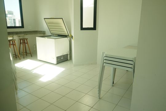 Área comum - Churrasqueira de apartamento para alugar com 1 quarto, 44m² em Tatuapé, São Paulo