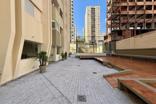 Área comum de apartamento à venda com 3 quartos, 215m² em Brooklin, São Paulo