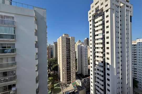Vista  de apartamento à venda com 3 quartos, 215m² em Brooklin, São Paulo