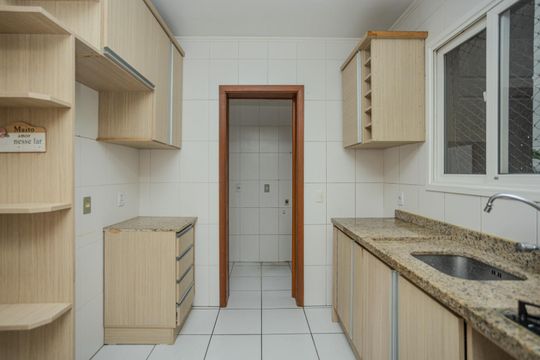 Cozinha de apartamento para alugar com 3 quartos, 87m² em Vila Rosa, Novo Hamburgo