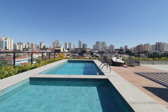 Área comum - Piscina de kitnet/studio à venda com 1 quarto, 26m² em Ipiranga, São Paulo