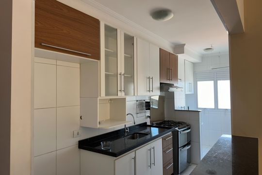 Cozinha de apartamento para alugar com 1 quarto, 70m² em Jardim America, São José dos Campos