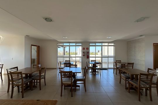 Área comum - Salão de festas de apartamento para alugar com 1 quarto, 70m² em Jardim America, São José dos Campos