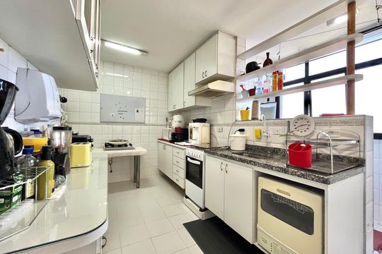 Cozinha de apartamento à venda com 2 quartos, 65m² em Vila Mascote, São Paulo