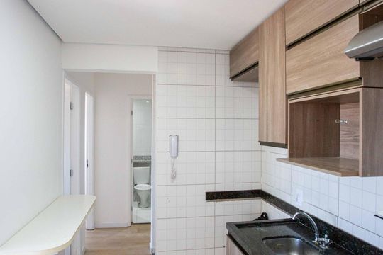 Cozinha de apartamento para alugar com 2 quartos, 38m² em Americanópolis, São Paulo