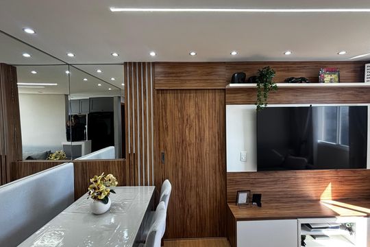 Sala - Sala de Jantar de apartamento para alugar com 2 quartos, 43m² em Jardim Jamaica, Santo André