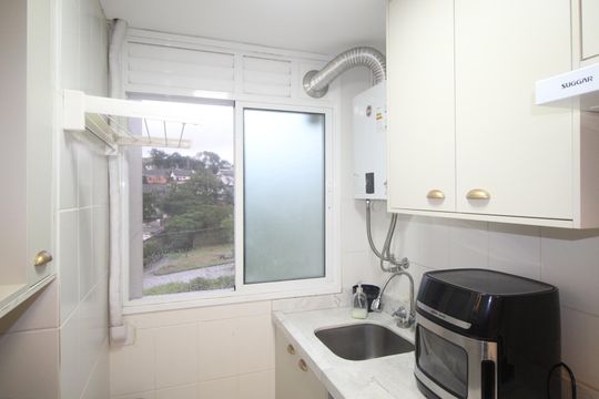 Área de Serviço de apartamento à venda com 3 quartos, 84m² em Jardim Botânico, Porto Alegre