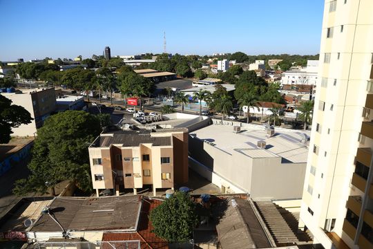 Vista da suíte de apartamento à venda com 2 quartos, 70m² em Alto da Glória, Goiânia