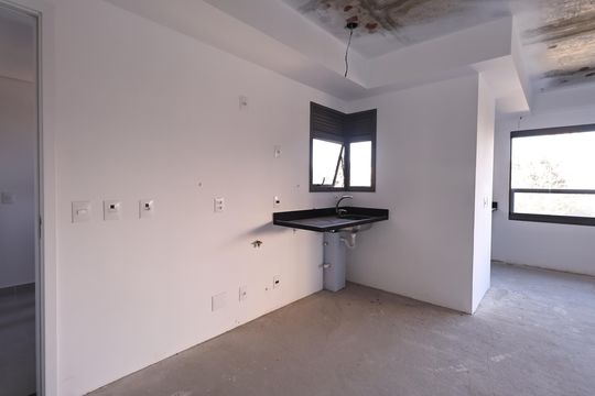 Cozinha de apartamento à venda com 3 quartos, 133m² em Jardim, Santo André