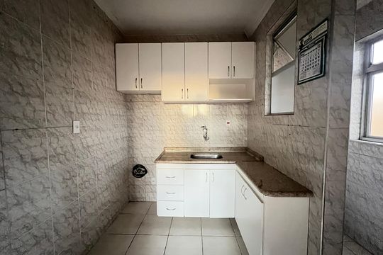 Cozinha de apartamento para alugar com 2 quartos, 60m² em Castelo, Belo Horizonte