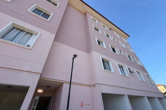 Fachada do Bloco de apartamento para alugar com 2 quartos, 54m² em Distrito Industrial, Jundiaí