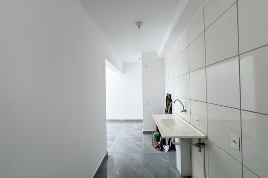 Cozinha  de apartamento para alugar com 2 quartos, 51m² em Jardim Campestre, São Bernardo do Campo