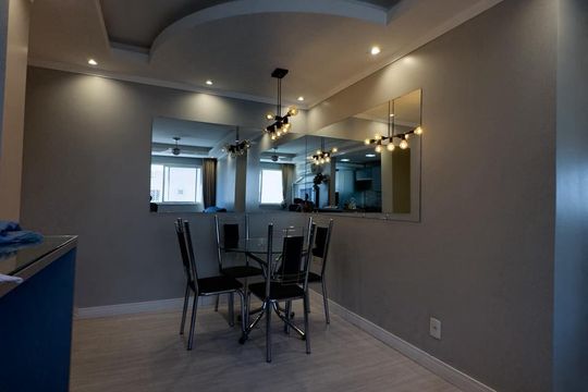Sala de jantar de apartamento à venda com 2 quartos, 60m² em São José, Canoas