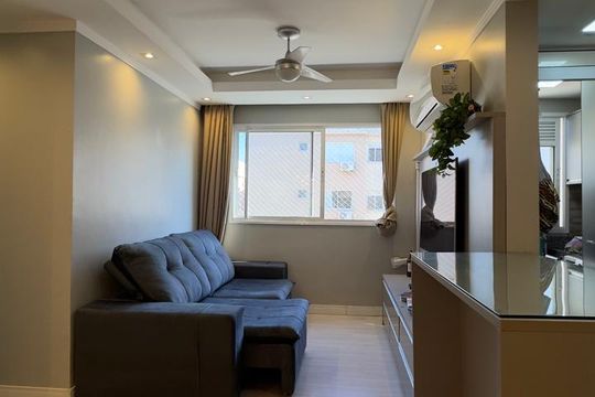 Sala de apartamento à venda com 2 quartos, 60m² em São José, Canoas