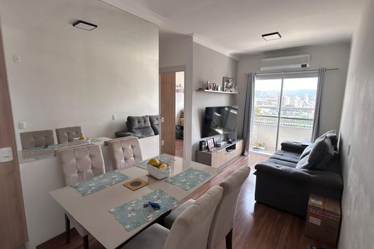 Sala de apartamento para alugar com 2 quartos, 47m² em Ponte Sao Joao, Jundiaí