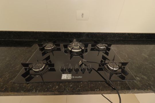 Cozinha - Cooktop de apartamento à venda com 2 quartos, 68m² em Vila Curuçá, Santo André