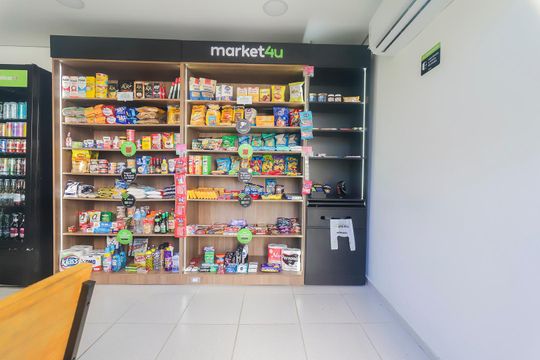 Área comum - Mercado de apartamento para alugar com 2 quartos, 34m² em Parque Dom Joao Neri, São Paulo