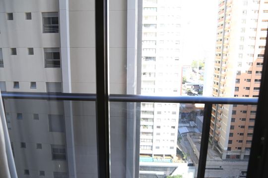 Vista da Sacada de kitnet/studio para alugar com 1 quarto, 46m² em Setor Marista, Goiânia