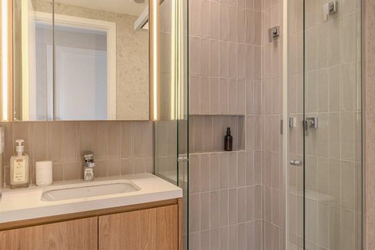 Banheiro de apartamento à venda com 2 quartos, 57m² em Casa Verde, São Paulo