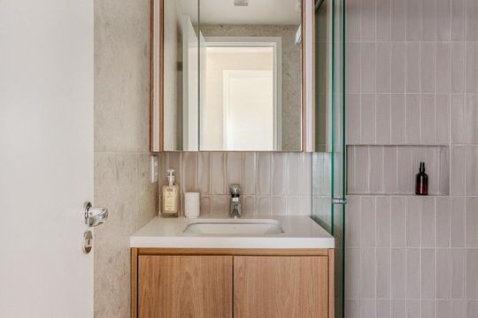 Banheiro de apartamento à venda com 2 quartos, 57m² em Casa Verde, São Paulo